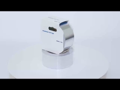 चांदी थर्मल एल्यूमीनियम पन्नी टेप 0.1 मिमी मोटाई मजबूत आसंजन