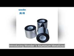 धातुकृत फिल्म प्रकार BOPP पैकेजिंग टेप 0.055 मिमी गर्मी संरक्षण